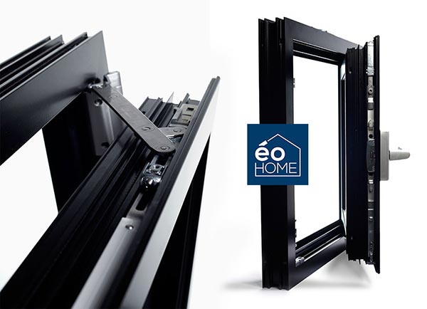 menuiserie aluminium noir EO Home